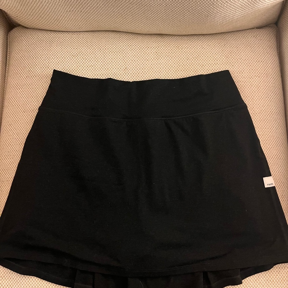 Vuori Halo Performance Skirt, Black Heather, M